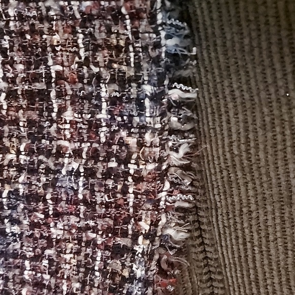 Dark Academia Dress Sleeveless Multitone Tweed Holiday Office Wear - Picture 12 of 14